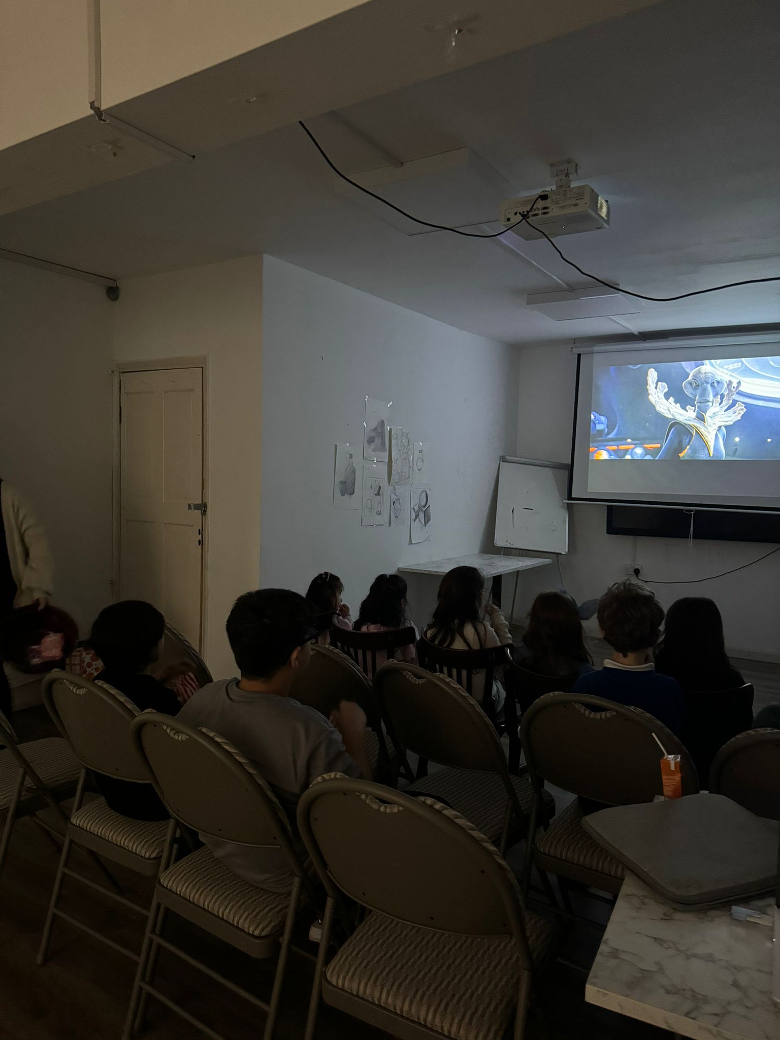 Tiny Human`s movie night - unity of migrant workers